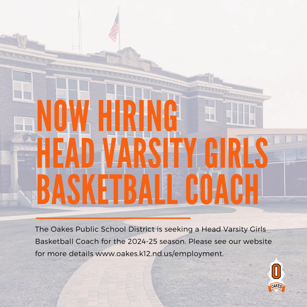 Head Girls Basketball Coach at Oakes Public School