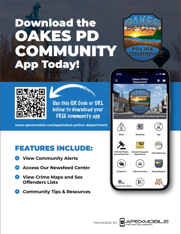 Download the Oakes PD Community App today!