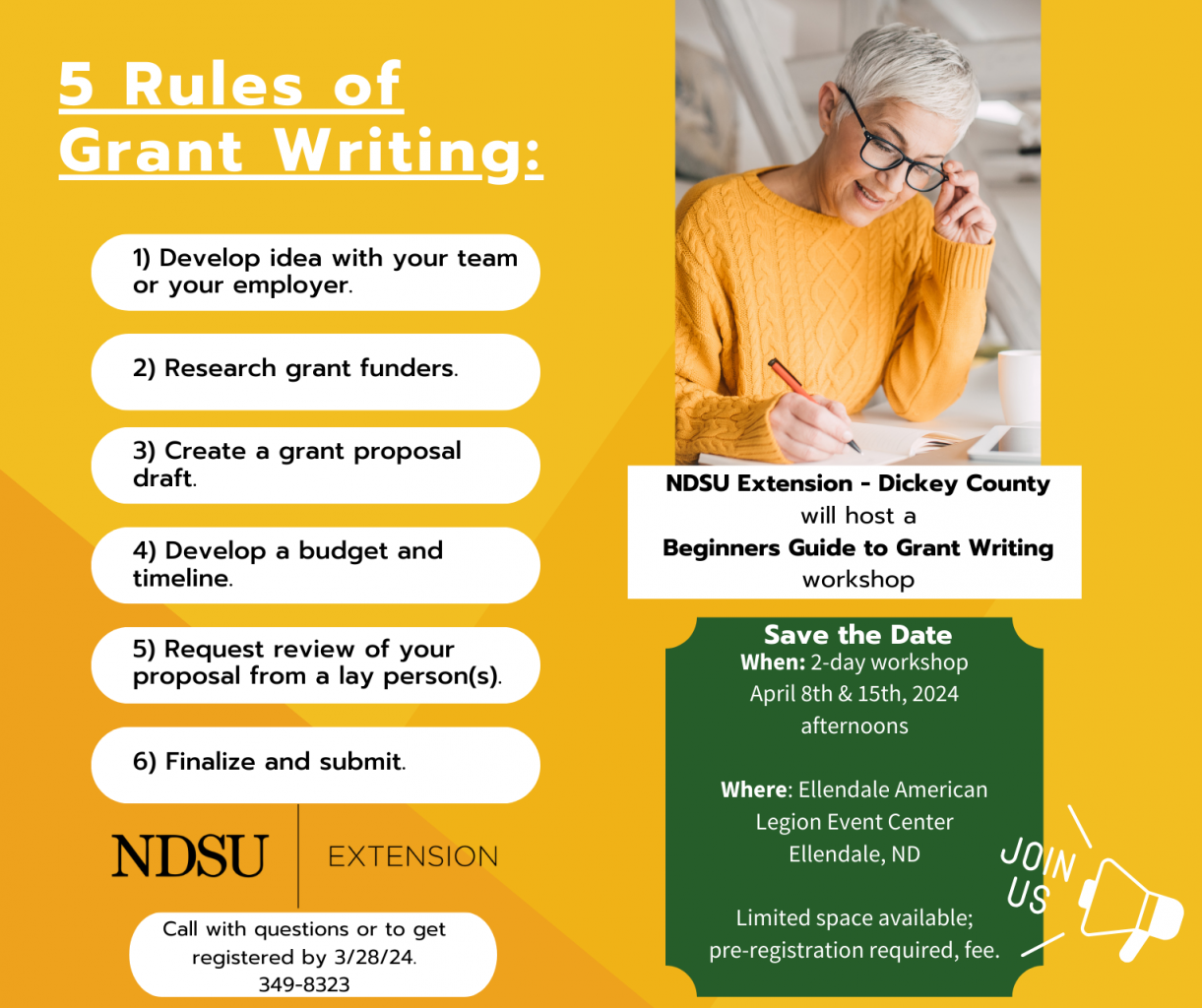 5 Rules of Grant Writing