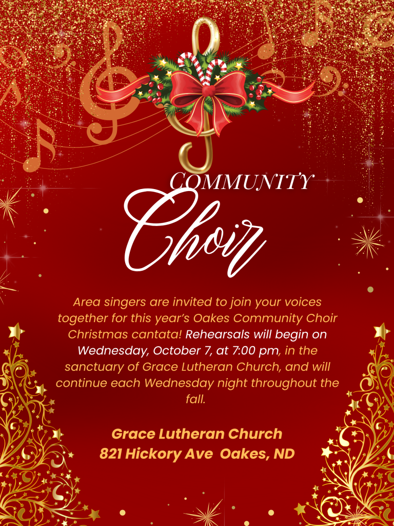 Oakes Community Choir Practice