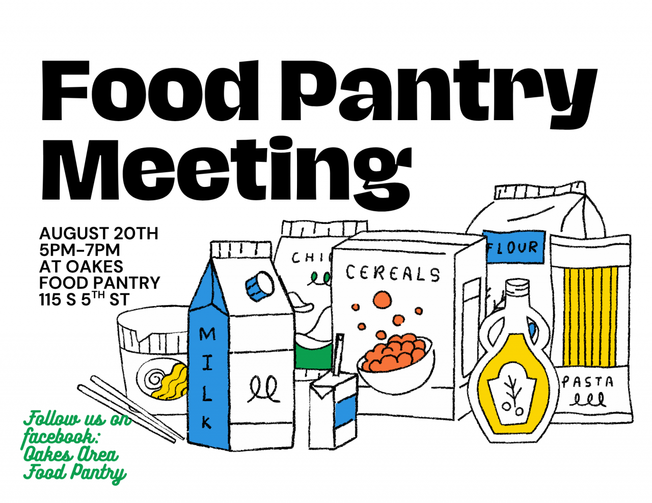 Oakes Food Pantry Meeting