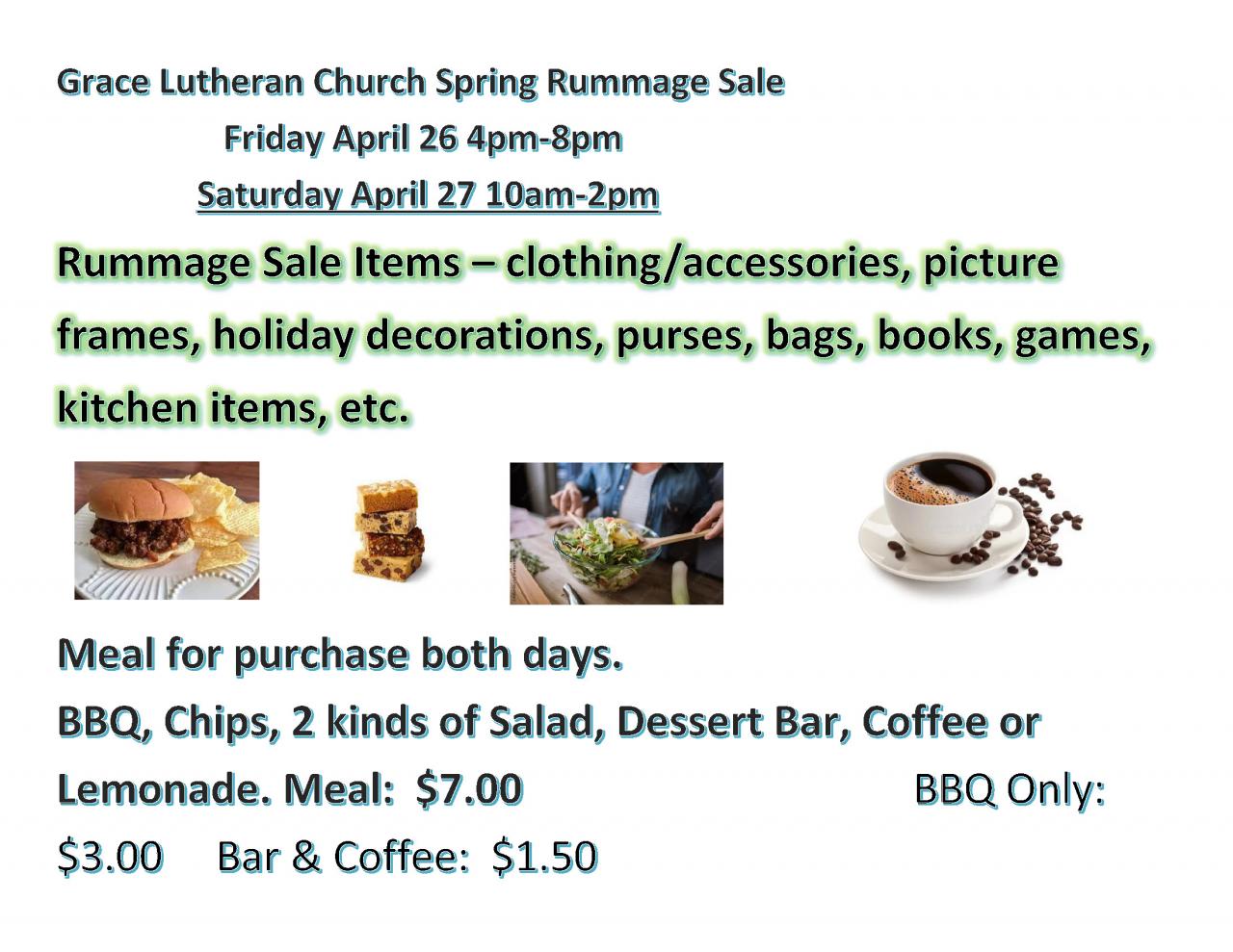 Grace Lutheran Church Rummage Sale