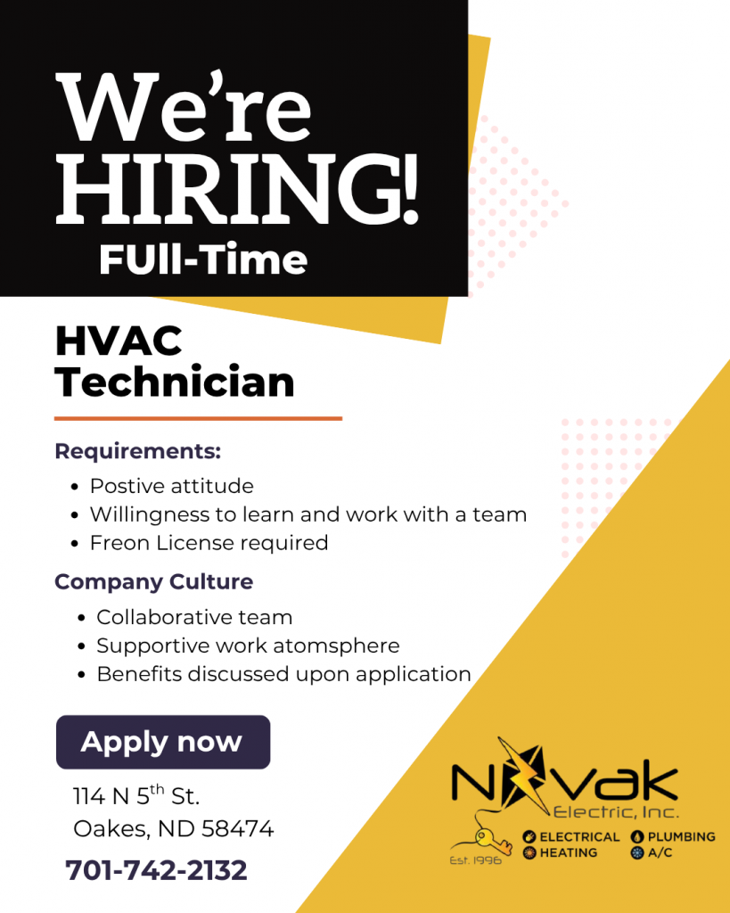 HVAC Technician at Novak Electric