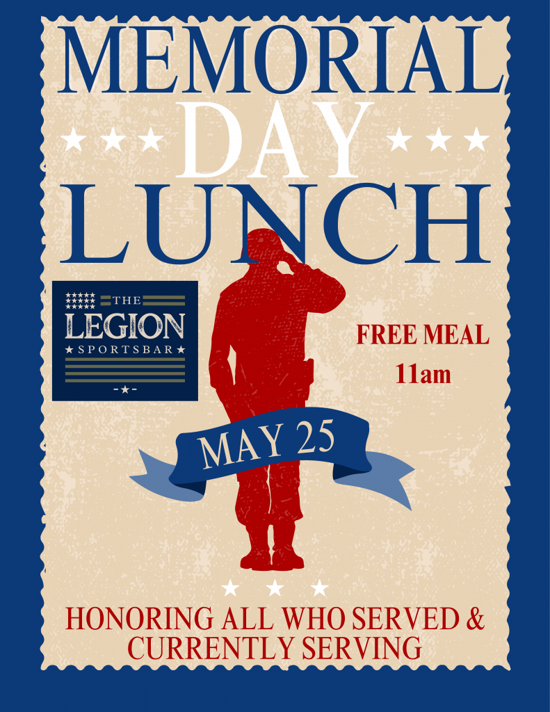 Memorial Day Lunch Service Men & Women