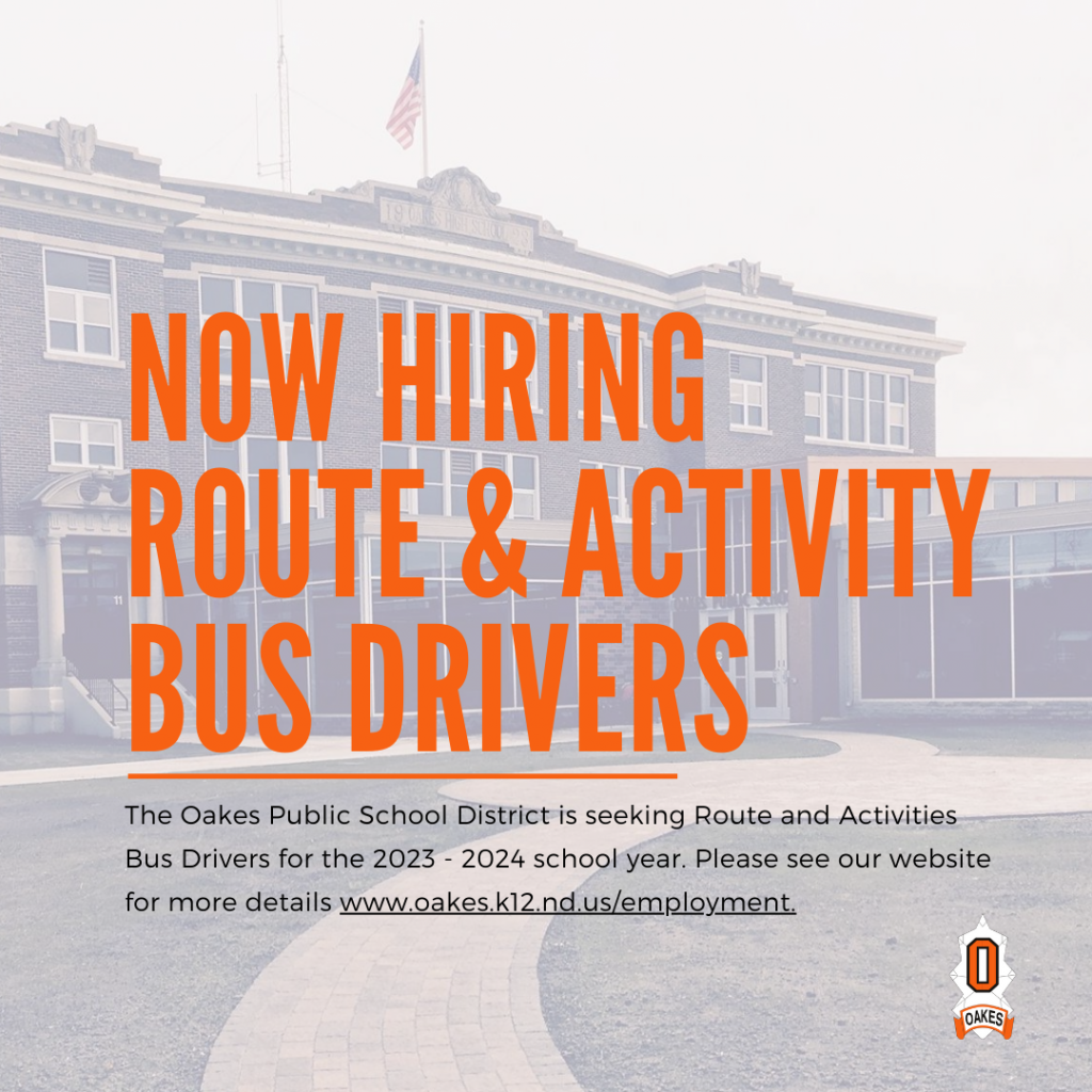 Bus Driver at Oakes Public School
