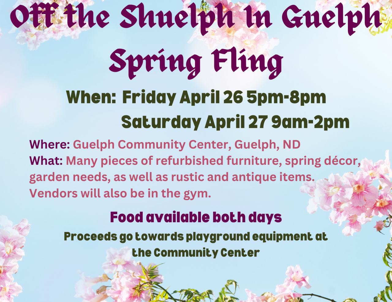 Off the Shuelph in Guelph Spring Fling