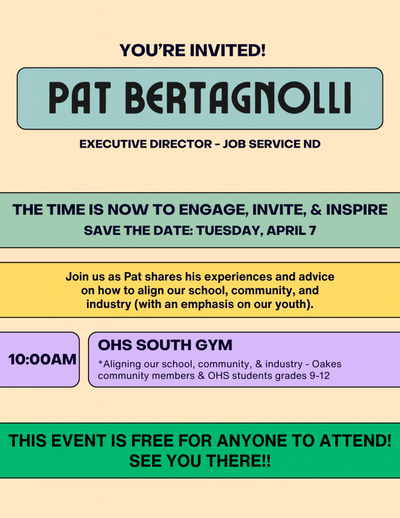 Pat Bertagnolli School/Community Presentation
