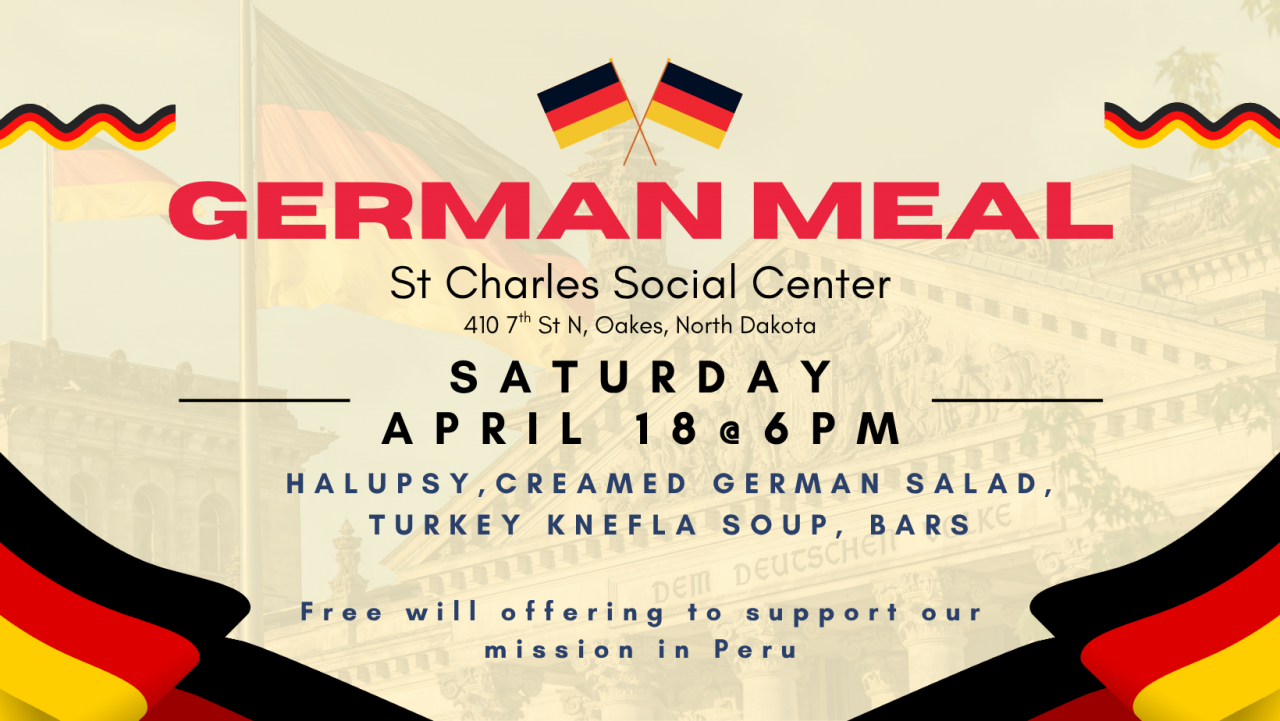 St Charles German Meal