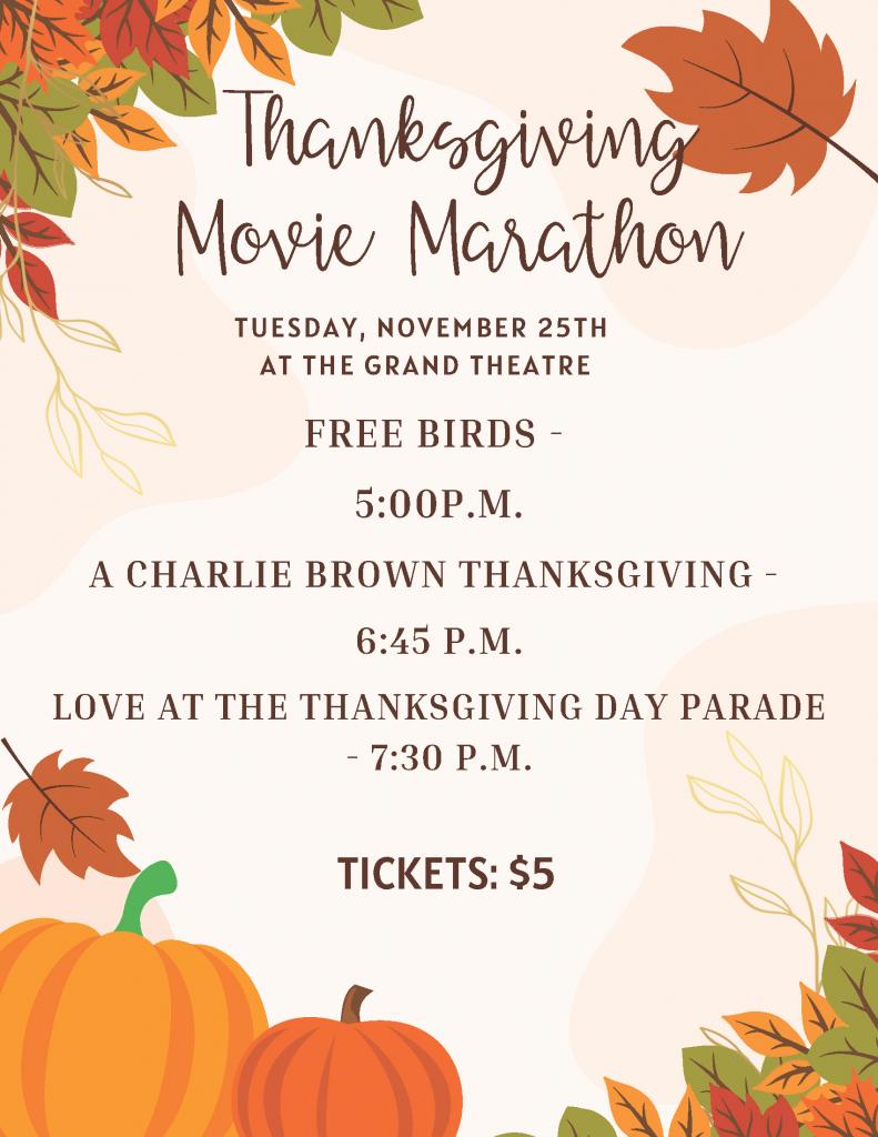 Thanksgiving Movie Marathon