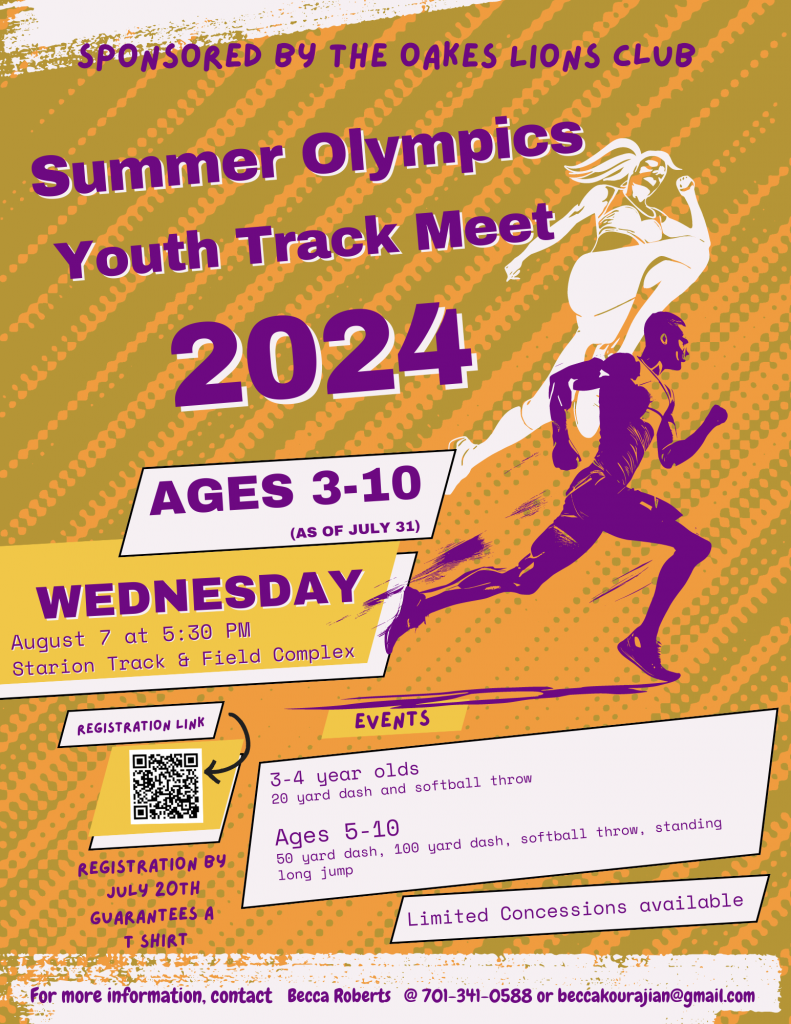 Summer Olympics Youth Track Meet