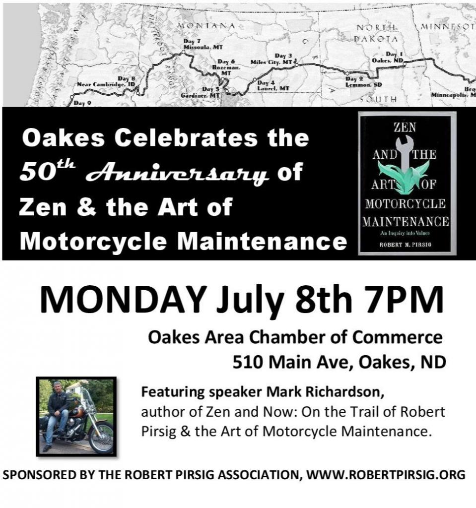 50th Anniversary of Zen & the Art of Motorcycle Maintenance