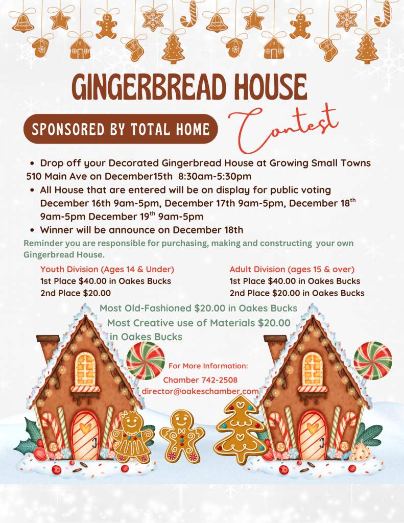 Gingerbread House Contest Sponsored by Total Home